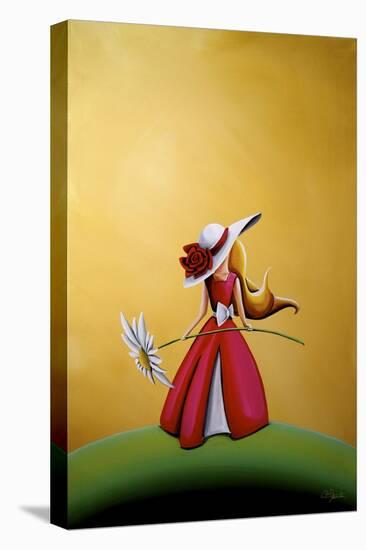 The Flower Girl-Cindy Thornton-Stretched Canvas