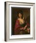 The Flower Girl-Johann Zoffany-Framed Giclee Print