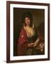 The Flower Girl-Johann Zoffany-Framed Giclee Print