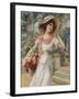 The Flower Girl-Emile Vernon-Framed Giclee Print