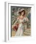 The Flower Girl-Emile Vernon-Framed Giclee Print