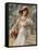 The Flower Girl-Emile Vernon-Framed Stretched Canvas