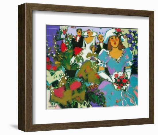 The Flower Girls-Claudette Castonguay-Framed Art Print