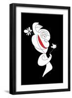 The Flower is Real Annimo-null-Framed Art Print