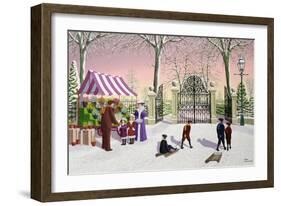 The Flower Man-Peter Szumowski-Framed Giclee Print