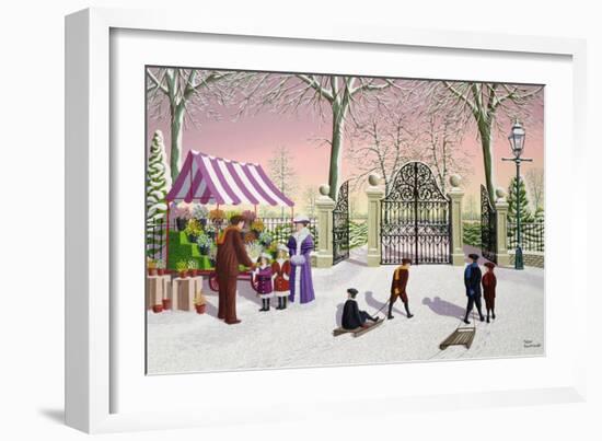 The Flower Man-Peter Szumowski-Framed Giclee Print