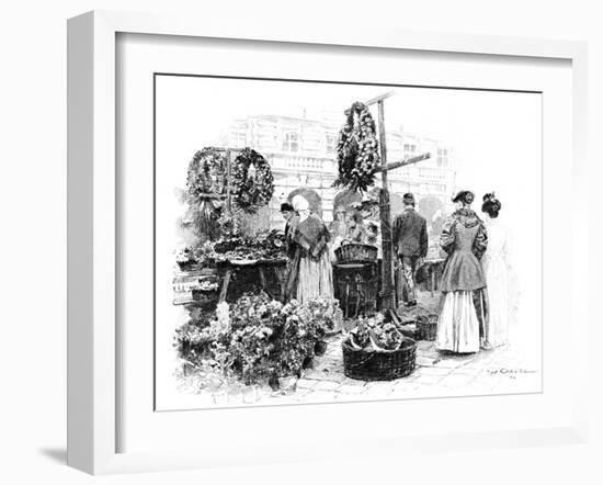 The Flower Market, 1901-Wilhelm Gause-Framed Giclee Print