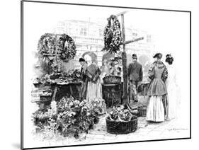 The Flower Market, 1901-Wilhelm Gause-Mounted Giclee Print