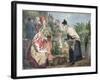 The Flower Market, Paris-John James Chalon-Framed Giclee Print