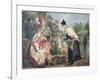 The Flower Market, Paris-John James Chalon-Framed Giclee Print