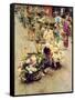 The Flower Market, Tokyo, 1892-Robert Blum-Framed Stretched Canvas