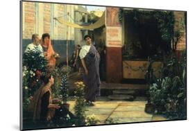 The Flower Market-Sir Lawrence Alma-Tadema-Mounted Art Print