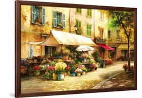 The Flower Market-Han Chang-Framed Art Print