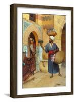 The Flower Merchant-Rudolph Ernst-Framed Art Print