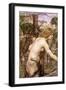 The Flower Picker-John William Waterhouse-Framed Giclee Print