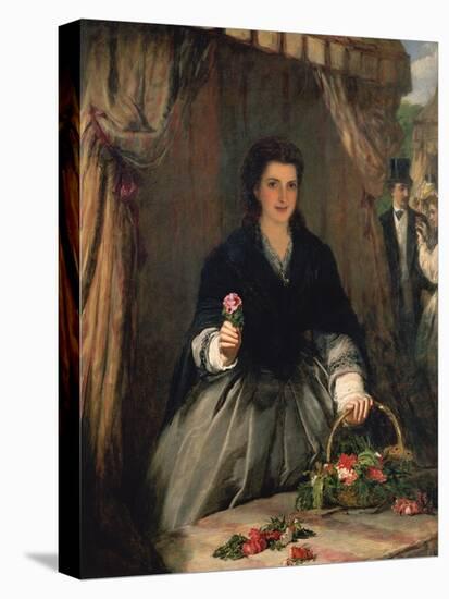 The Flower Seller, 1865-William Powell Frith-Stretched Canvas