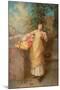 The Flower Seller, 1882-Augustus Edward Mulready-Mounted Giclee Print