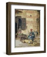 The Flower Seller, 1891-Raphael Von Ambros-Framed Giclee Print