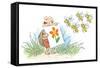 The Flower - Turtle-Valeri Gorbachev-Framed Stretched Canvas