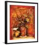 The Flower Vase with Mask II-Michel Lancelot-Framed Art Print