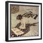 'The Flowered Shaw', c1916-George Sheringham-Framed Giclee Print