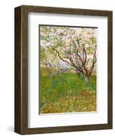 The Flowering Orchard-Vincent van Gogh-Framed Art Print