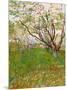 The Flowering Orchard-Vincent van Gogh-Mounted Art Print