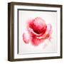 The Flowering Red Poppy-artant-Framed Art Print