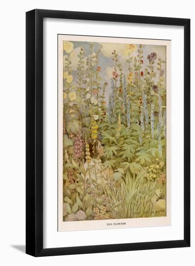 The Flowers: "All the Names I Know from Nurse: Gardener's Garters, Shepherd's Purse"..-null-Framed Art Print