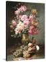 The Flowers and Fruits of Summer-Alfred Godchaux-Stretched Canvas