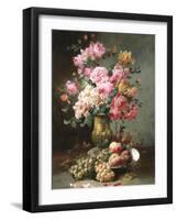 The Flowers and Fruits of Summer-Alfred Godchaux-Framed Premium Giclee Print