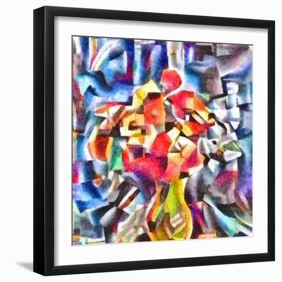 the flowers in the jar II,2017-Alex Caminker-Framed Giclee Print