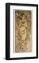 The Flowers: La Rose-Alphonse Mucha-Framed Premium Giclee Print