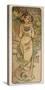 The Flowers: La Rose-Alphonse Mucha-Stretched Canvas