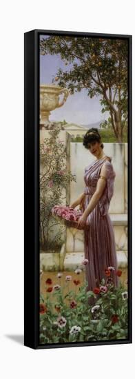 The Flowers of Venus, 1890-John William Godward-Framed Stretched Canvas