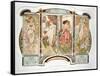 The Flowers: Variant 2, 1898-Alphonse Mucha-Framed Stretched Canvas