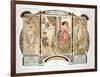 The Flowers: Variant 2, 1898-Alphonse Mucha-Framed Giclee Print