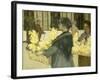 The Flowersellers, Argyle Street, Glasgow, 1915-John Smellie-Framed Giclee Print