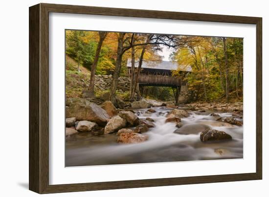 The Flume Bridge-Michael Blanchette-Framed Photographic Print