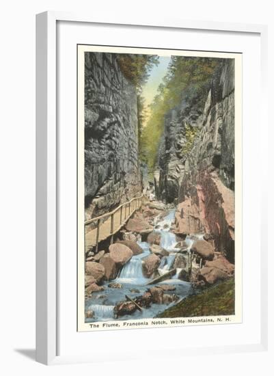 The Flume, Franconia Notch, New Hampshire-null-Framed Art Print