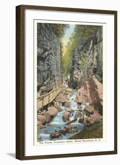 The Flume, Franconia Notch, New Hampshire-null-Framed Art Print