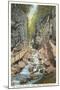 The Flume, Franconia Notch, New Hampshire-null-Mounted Art Print