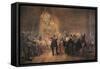 The Flute Concert, 1852-Adolph Friedrich Erdmann von Menzel-Framed Stretched Canvas