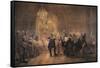 The Flute Concert, 1852-Adolph Friedrich Erdmann von Menzel-Framed Stretched Canvas