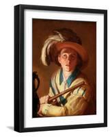 The Flute Player, 1621-Abraham Bloemaert-Framed Giclee Print