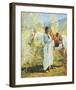 The Flute Player-Bert Phillips-Framed Art Print