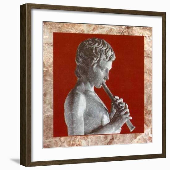 The Flute Player-Antonio Canova-Framed Art Print