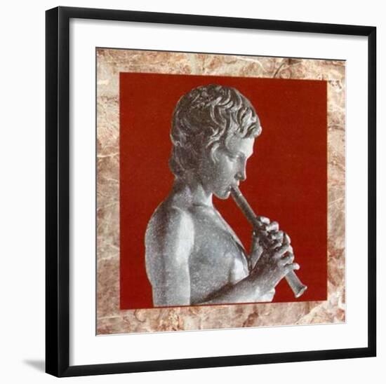 The Flute Player-Antonio Canova-Framed Art Print