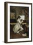 The Flute Player-Charles Bargue-Framed Giclee Print