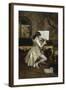 The Flute Player-Charles Bargue-Framed Giclee Print